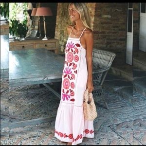 Zara Embroidered Dress Limited Edition Small 0881/131 Blogger's Fav